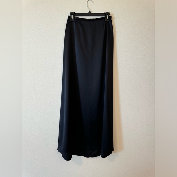 Black Kate Unger Black Maxi Skirt - Size 4 - Picture 1 of 5